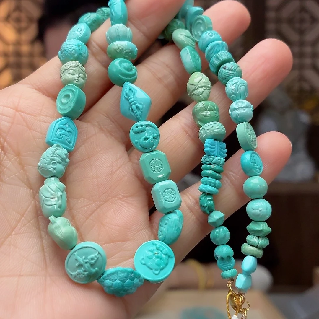 未镶嵌绿松石珠宝奇石