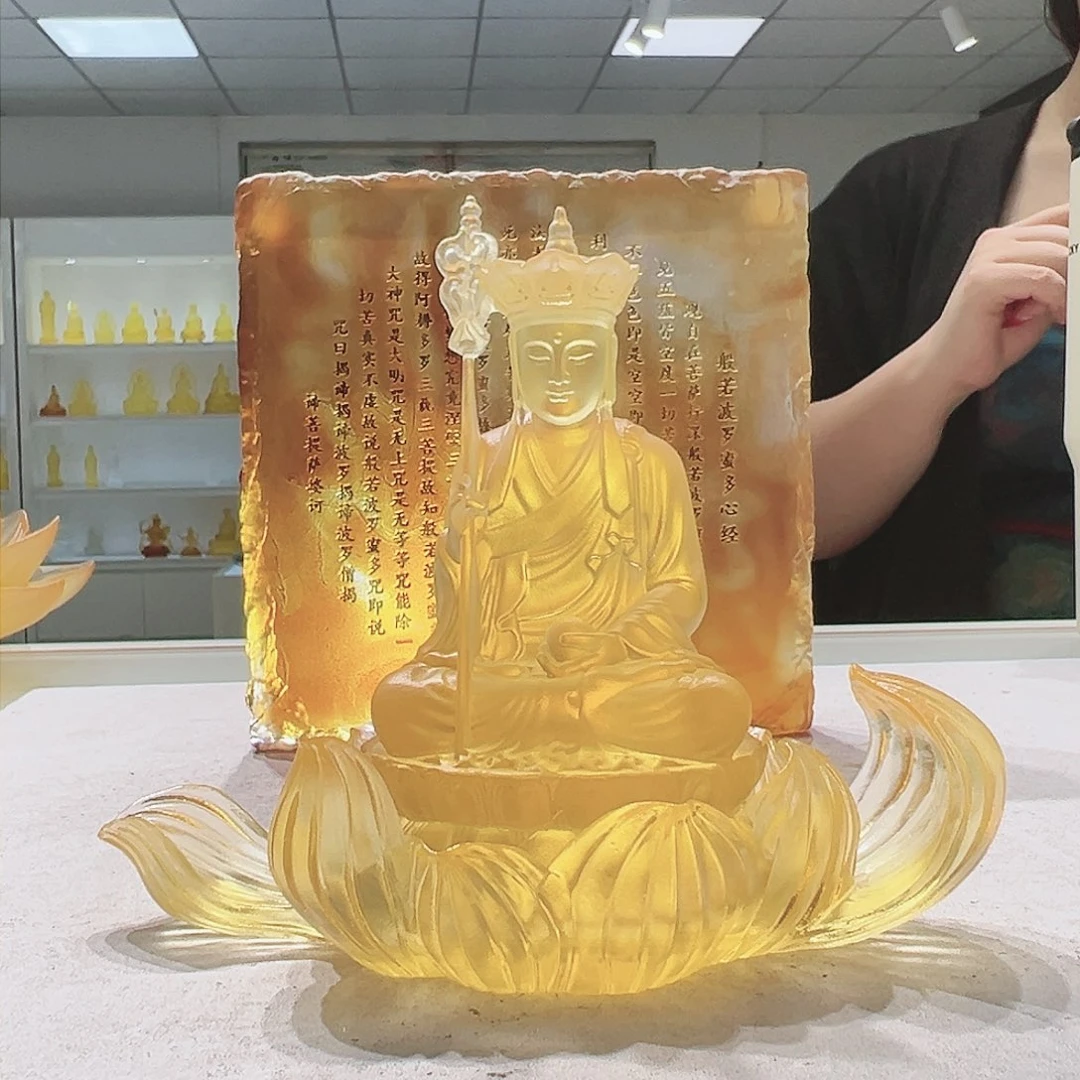 【闪购商品】手工艺品琉璃心经➕花开见佛地藏