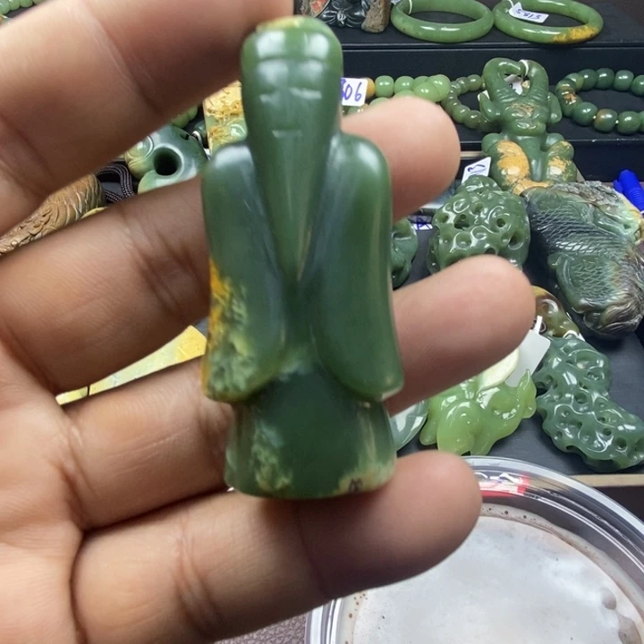 岫岩河磨玉（透闪石质玉）未镶嵌挂件