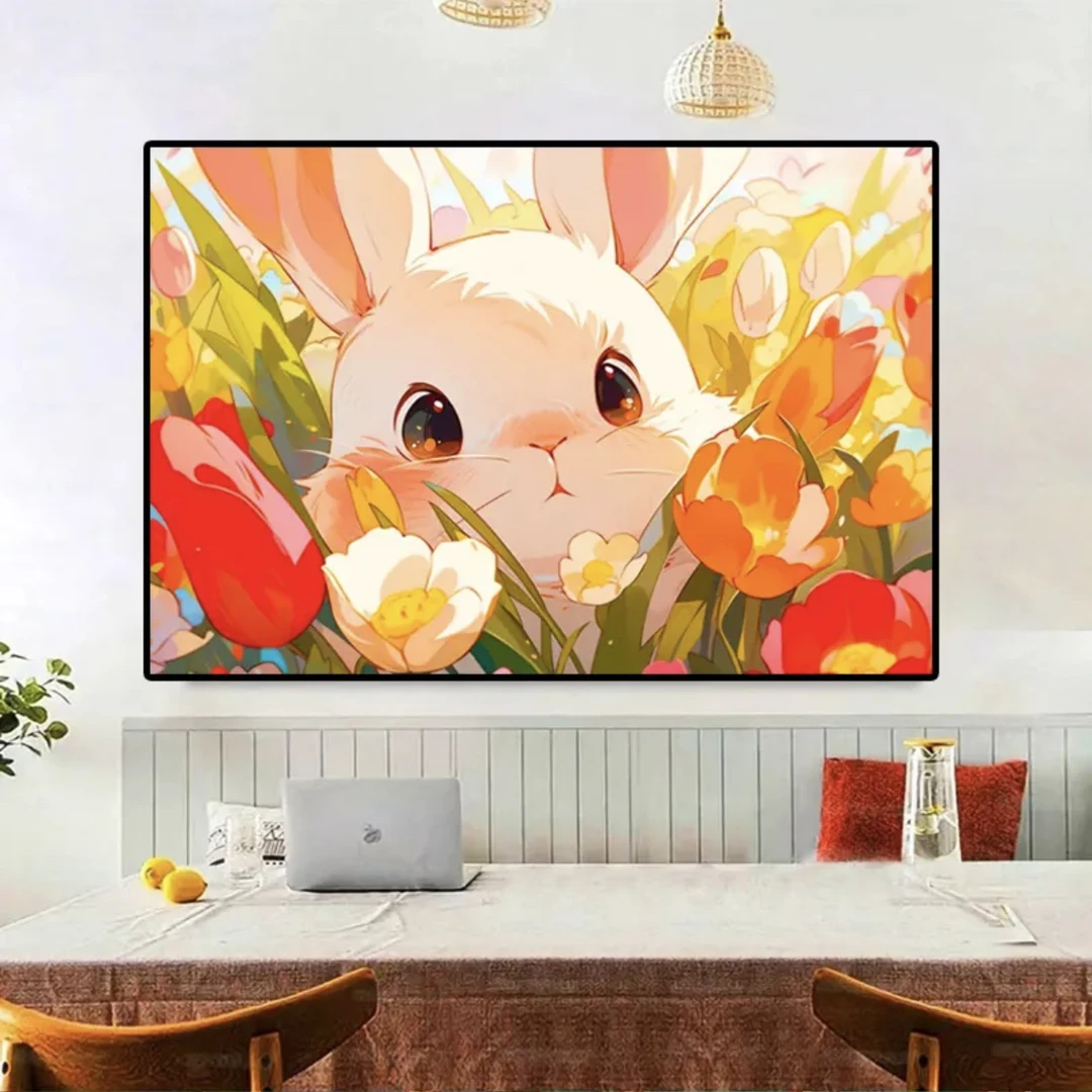 蒙娜丽莎十字绣花香萌兔新款线绣客厅卧室可爱卡通动物温馨39色