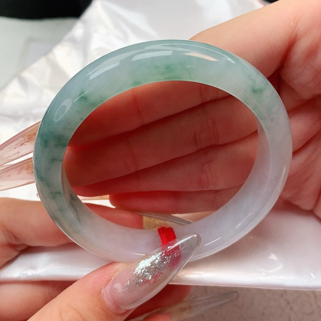 未镶嵌手镯翡翠正圈55