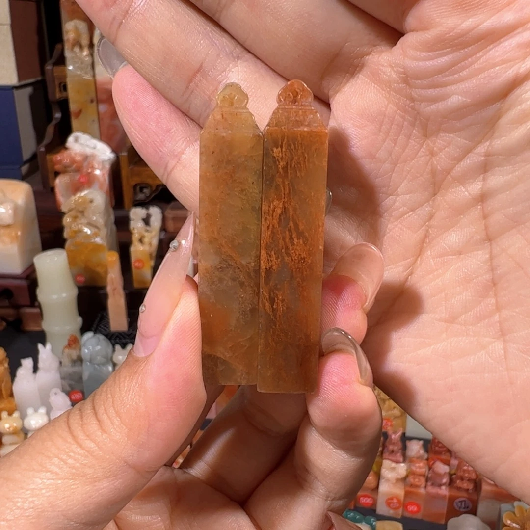 张***锁昌化石印石手工制作