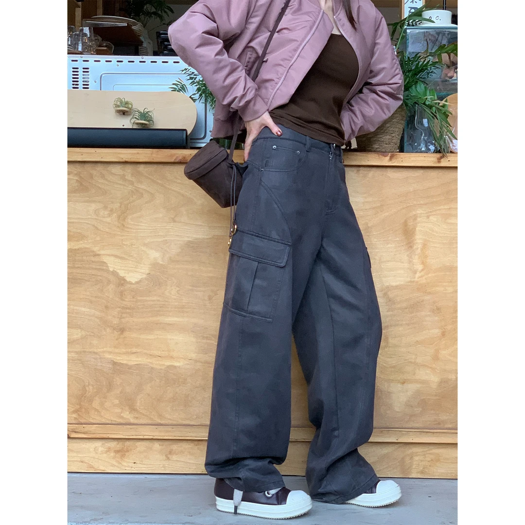 PH 《漫游》潮流街头时尚休闲百搭麂皮绒重工工装长裤 PH3131