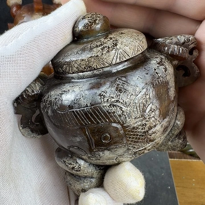 和田玉未镶嵌挂件宝*