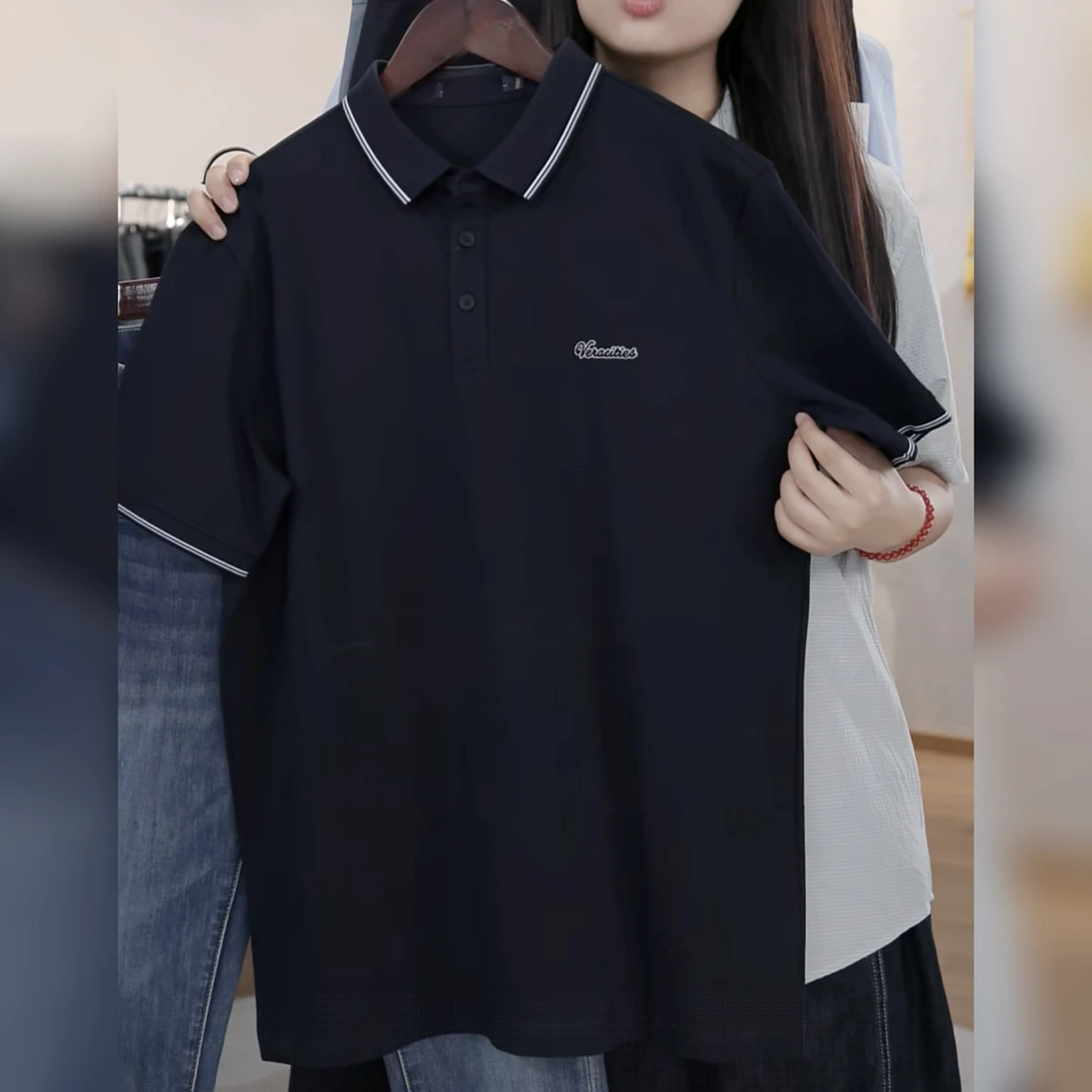 冰爽商务休闲时尚百搭男士短袖POLO衫修身透气体恤衫薄 Y5T0908
