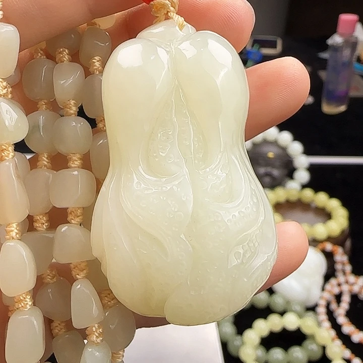 和田玉挂件未镶嵌定制发货