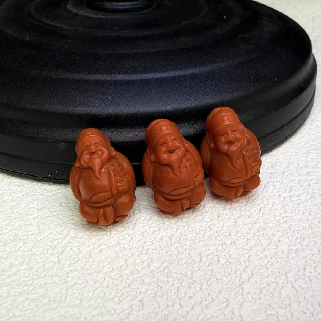 【小宝晶选】天然南红财神DIY单珠 多样性发一件 682XBFS