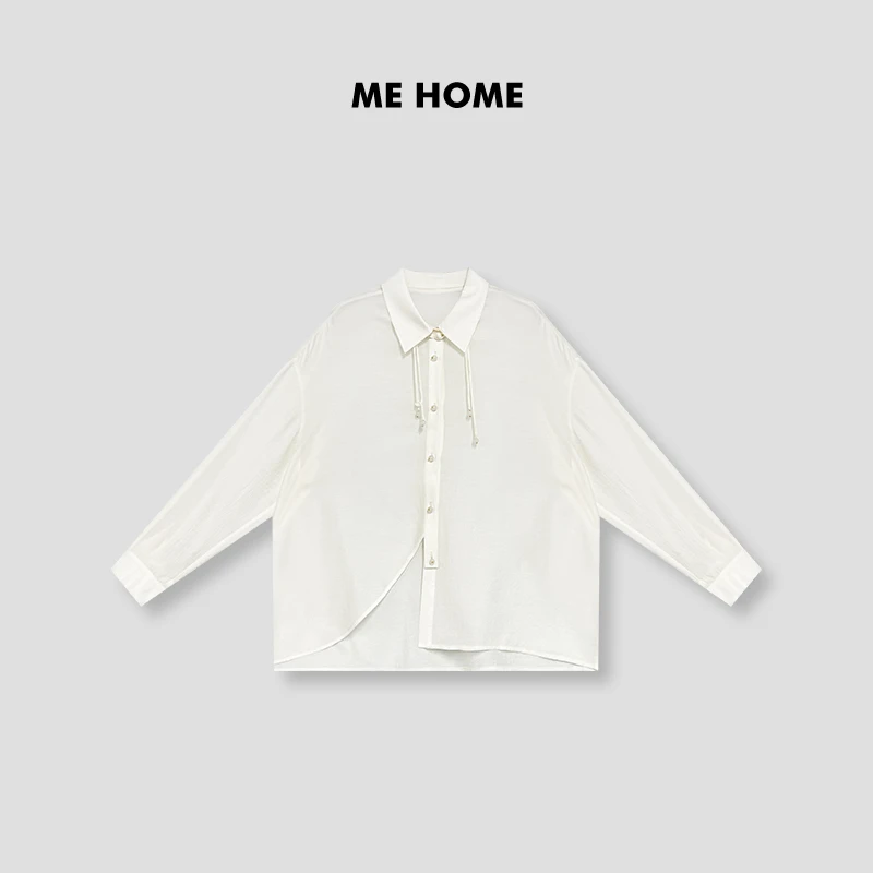 ME【国风醋酸衬衫】春季新款时尚百搭通勤衬衫MEQS0566