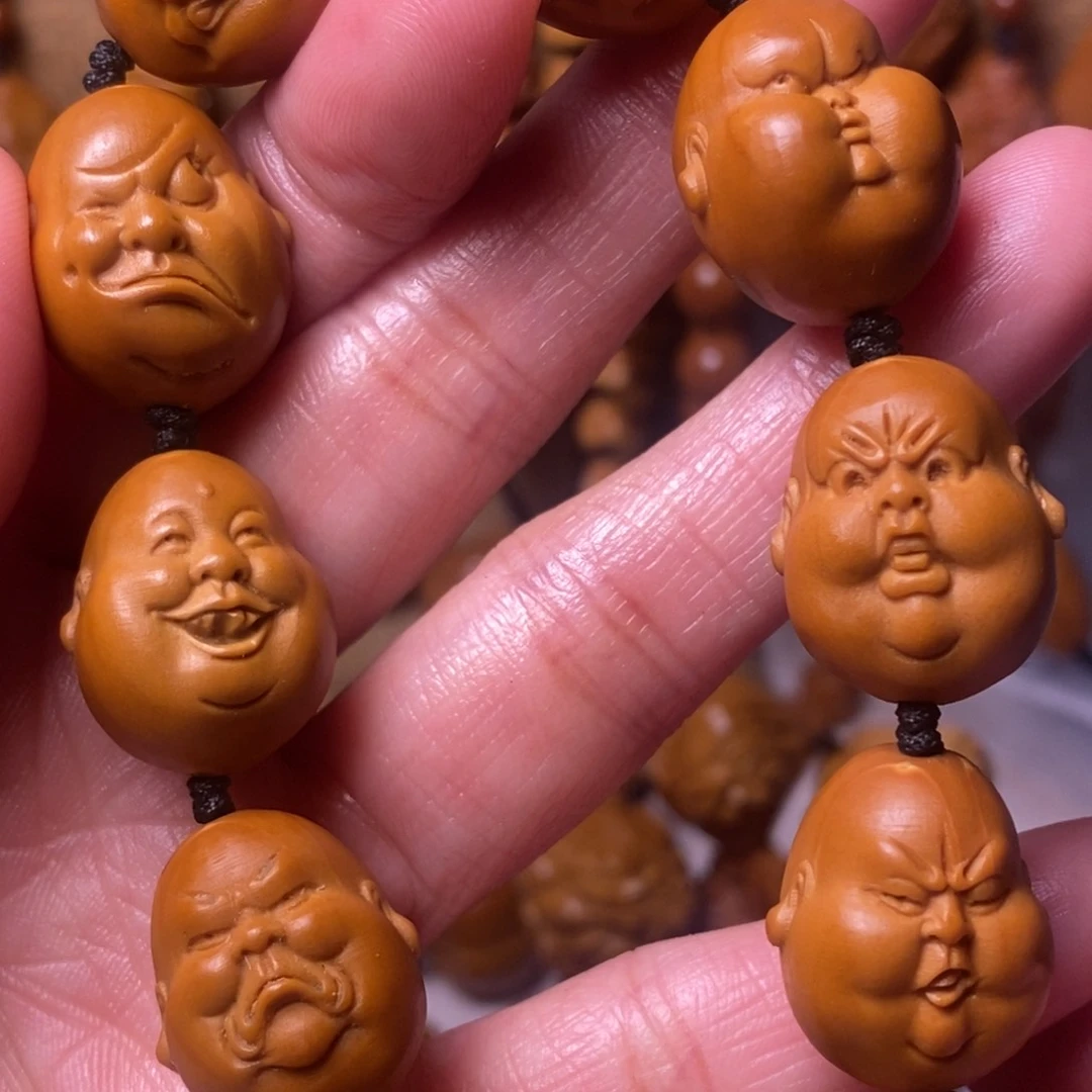 橄榄核手串/手链百态筋线明显