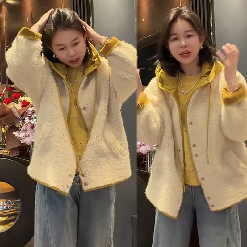 2025秋冬新款时尚显瘦气质网红高档洋气女高级百搭宽松大码外套潮