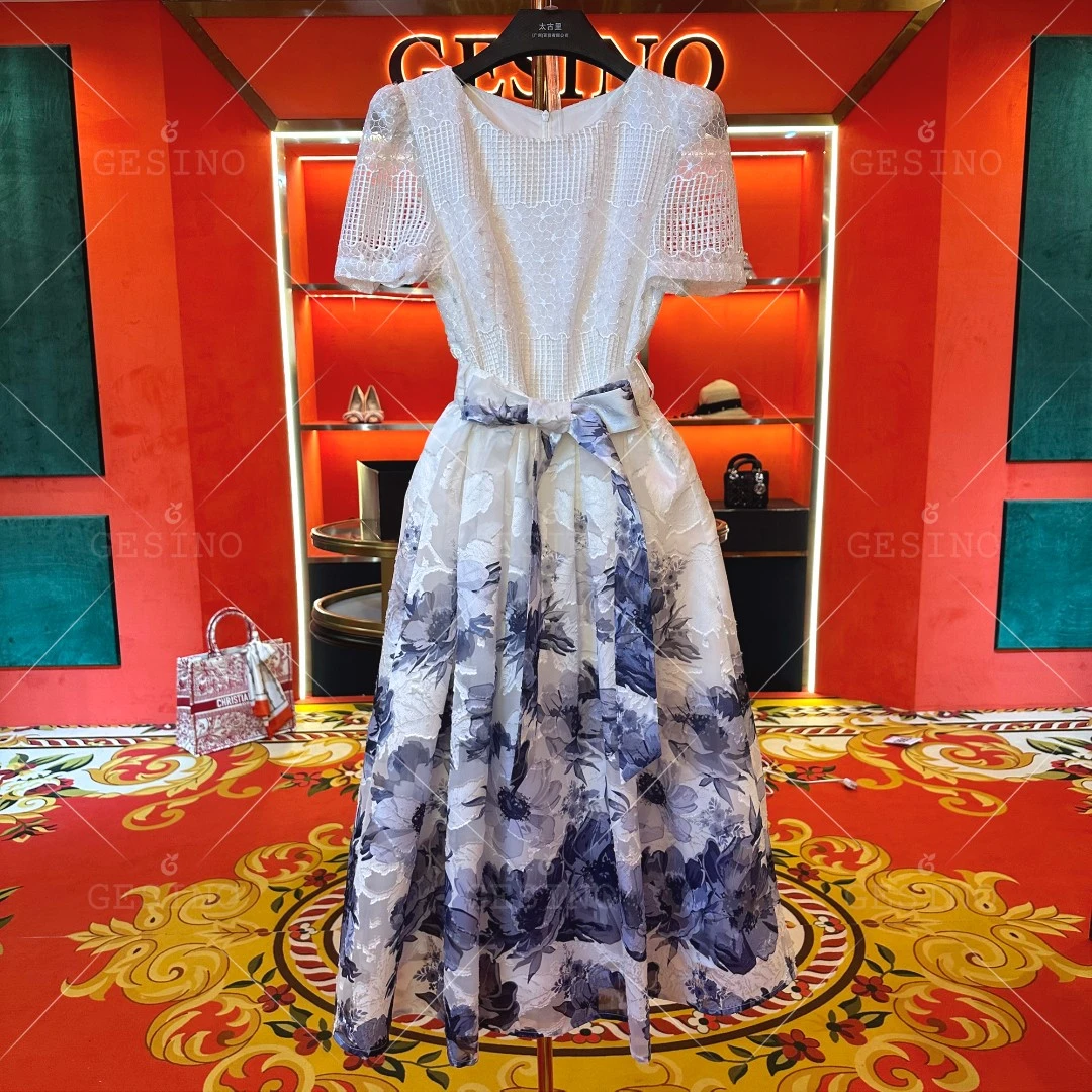 【露】春夏/设计师款轻奢气质显瘦女装连衣裙CX-202411