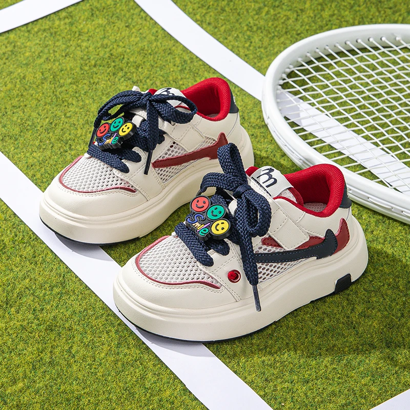 特价 轻便卡通女童板鞋2025儿童休闲网鞋运动鞋学生男童跑步鞋