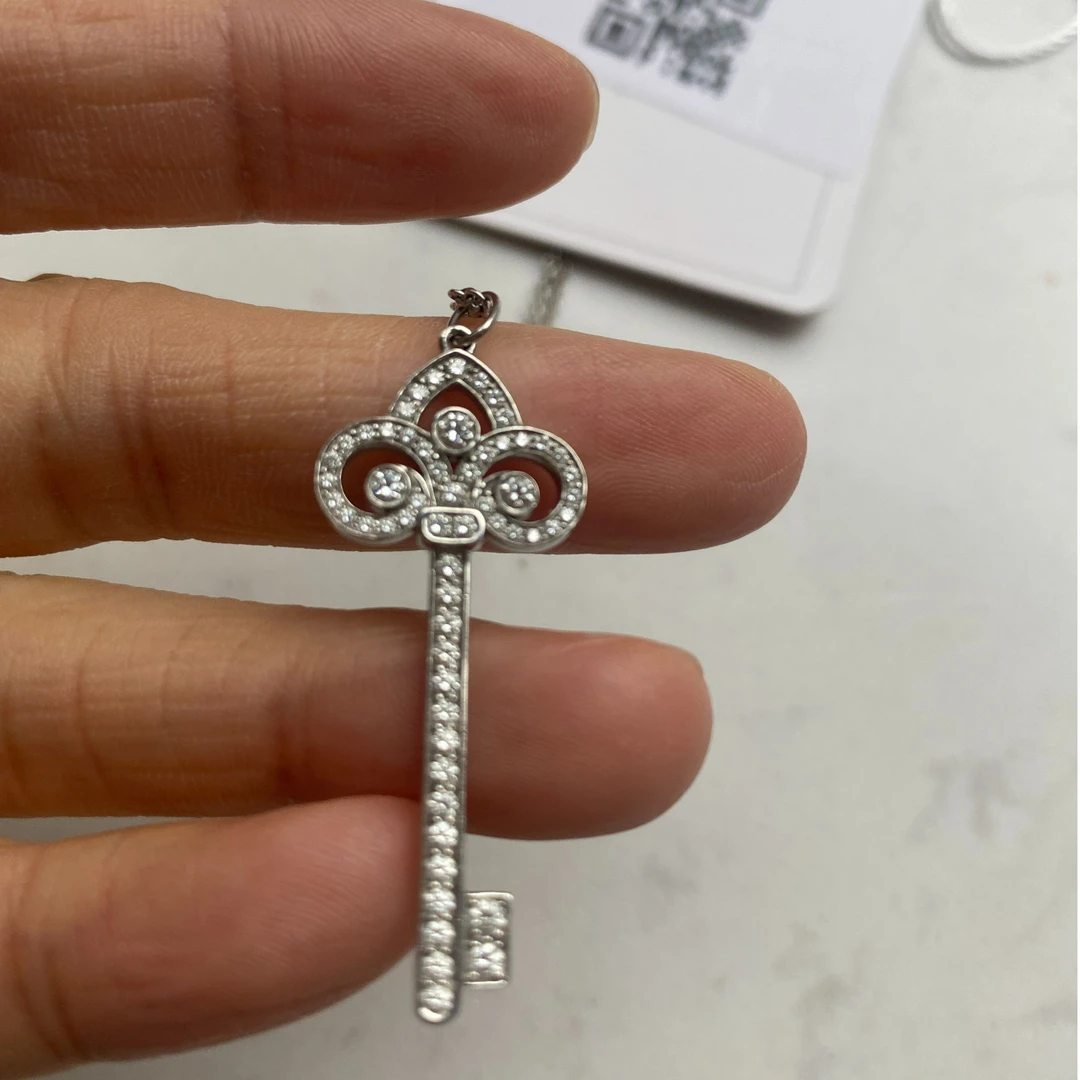 95新 Tiffany & Co./蒂芙尼 安洁利严选钥匙系列/SK0108397项链
