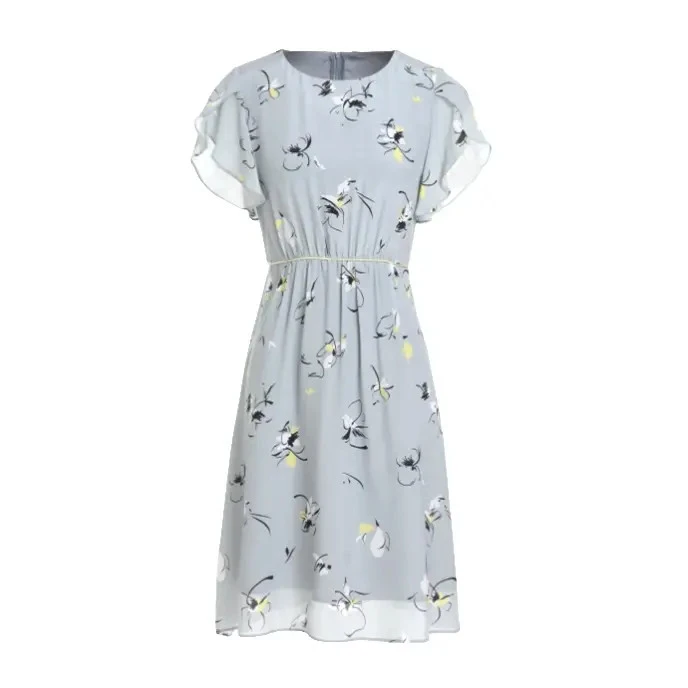 L·W/画而诗女士夏季碎花显瘦气质时尚休闲宽松连衣裙LAJ65098S