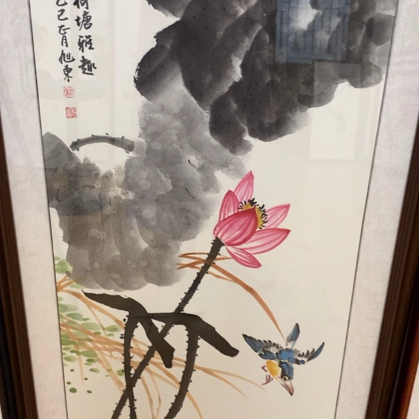 【闪购商品】国画手绘国画带框