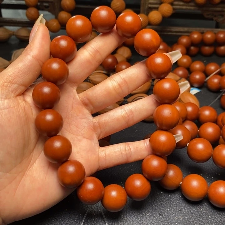 手串橄榄核1.75尺寸树王18颗微暇手持全品