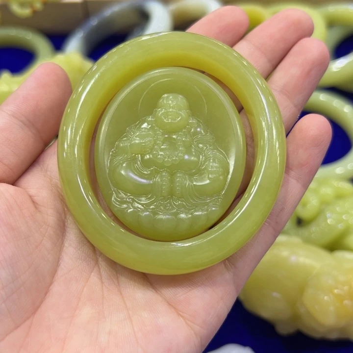 和田玉（黄玉）未镶嵌颈饰52