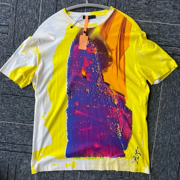 99新 VERSACE/范思哲 范思哲拼接短袖   43574