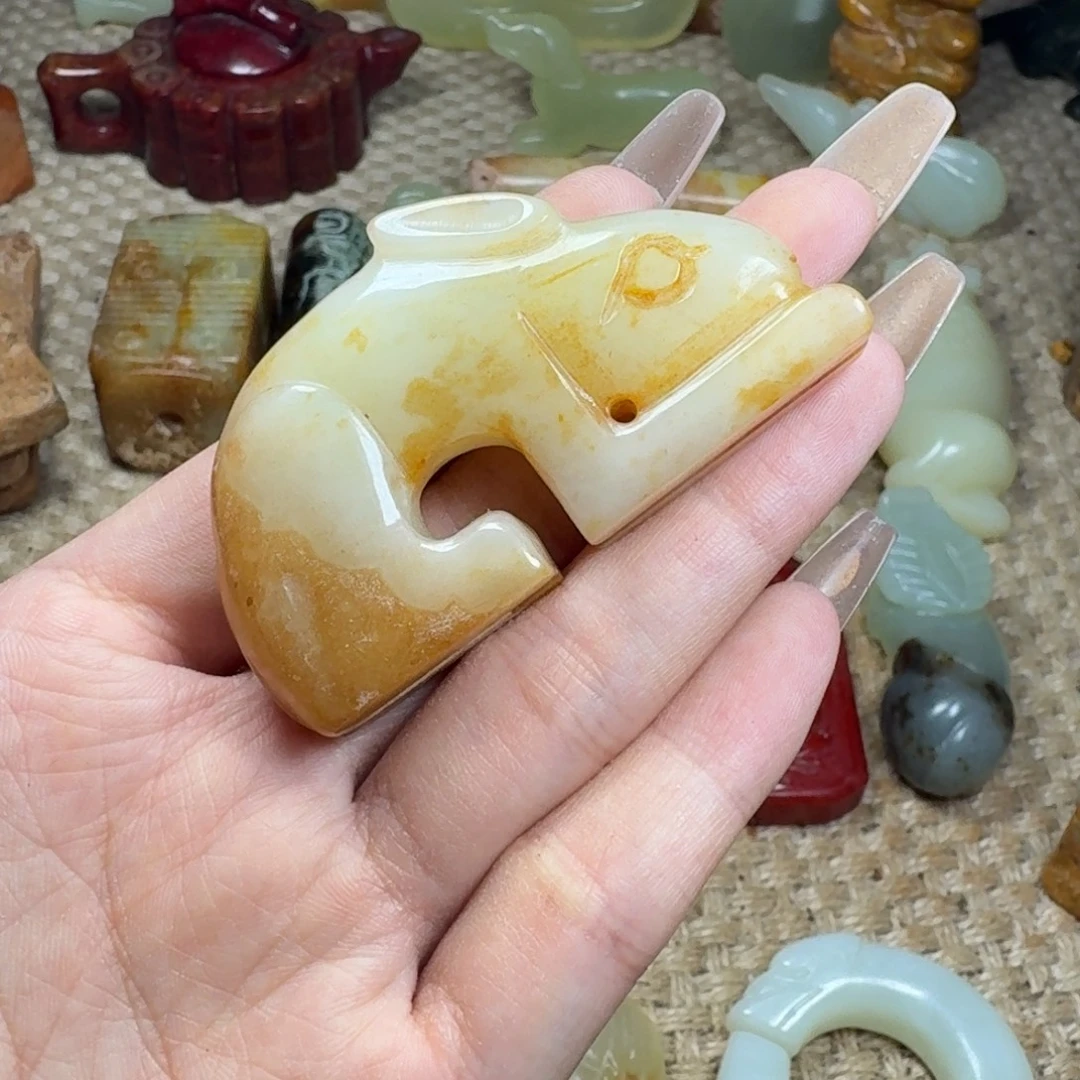 吊坠白玉菩提挂件