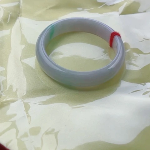 翡翠手镯未镶嵌52.6贵椭圆无纹裂48小时鉴赏