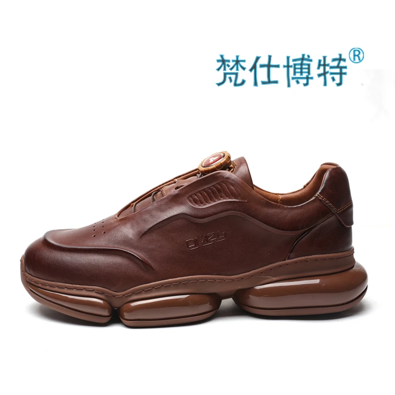 25春秋季有加棉百搭时尚软底软面舒适舒适加厚皮鞋37590