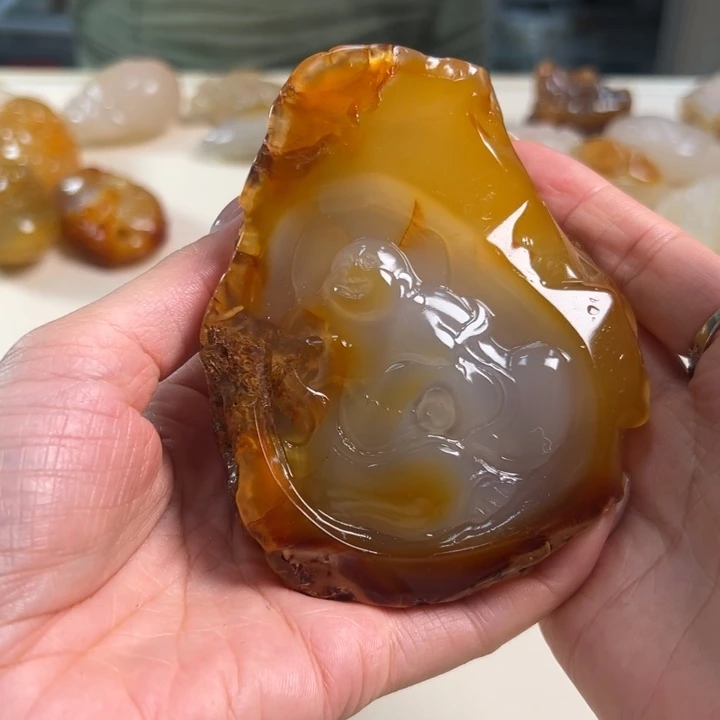 玛瑙/玉髓吊坠(不含链)未镶嵌