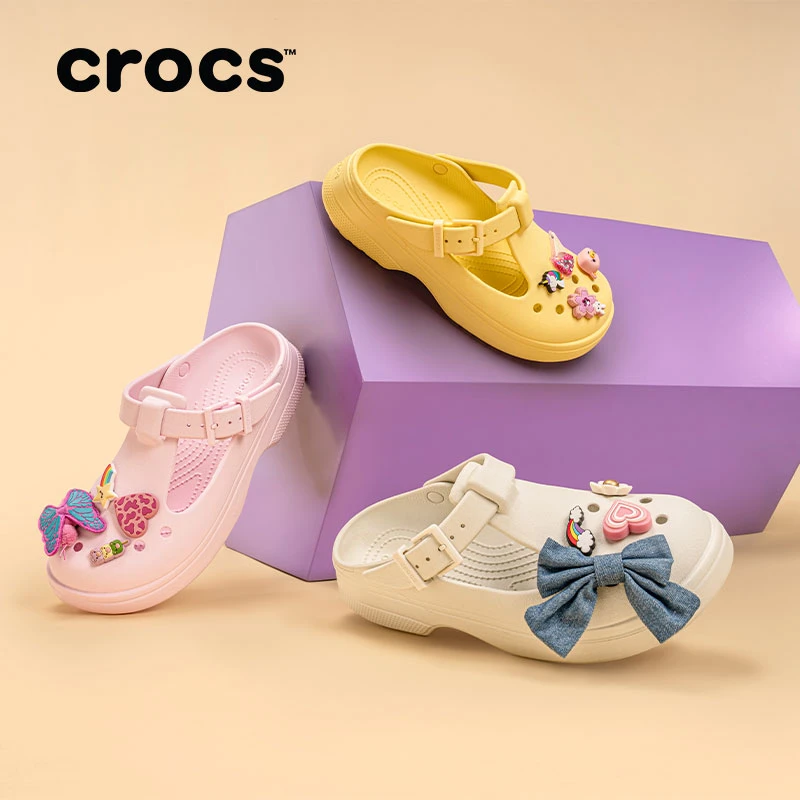 【刘雨昕同款】CROCS/卡骆驰经典玛丽珍5鞋花套组百搭洞洞鞋|210581