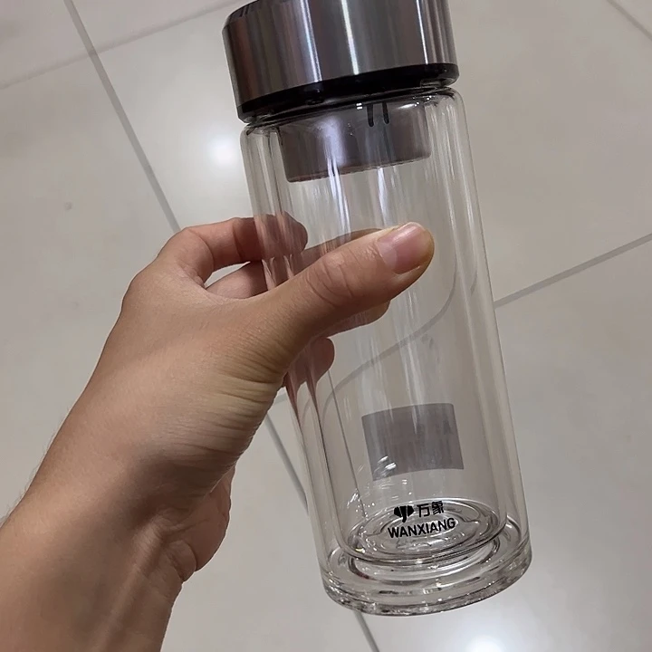 万象时空知了v928玻璃杯340340玻璃杯➕杯套