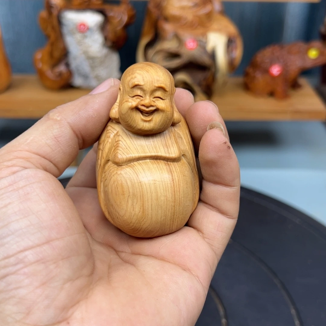 木用****9崖柏木摆件手把件