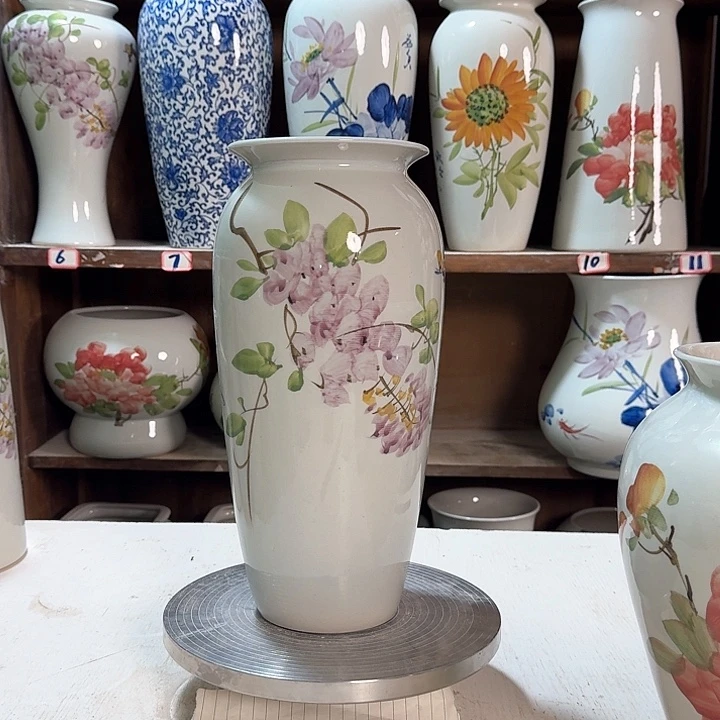 瓶高32紫藤陶瓷新款陶瓷