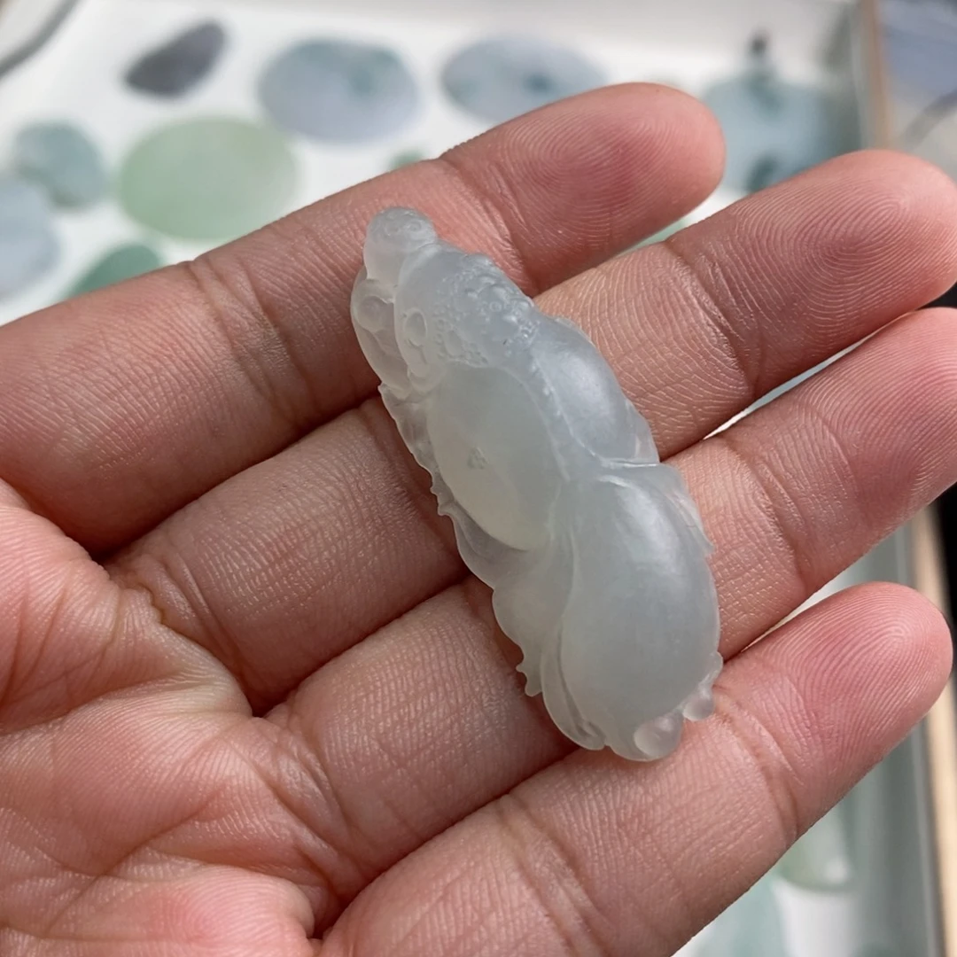 定制翡翠未镶嵌锦*天然缅甸翡翠a货