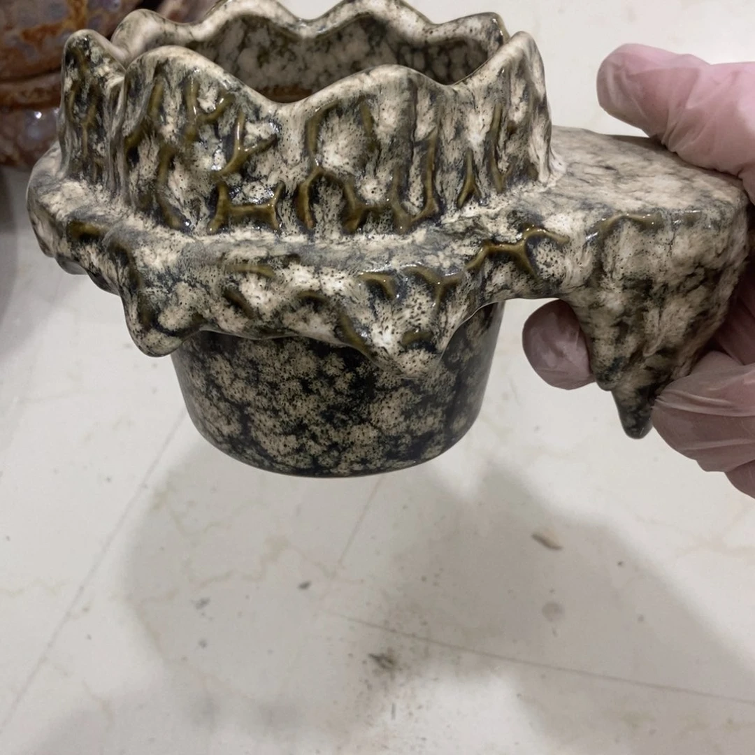 红陶高温陶瓷花盆