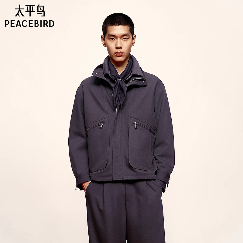 【商场同款】太平鸟男装夹克26春季新款立领户外夹克 B2BCG1162