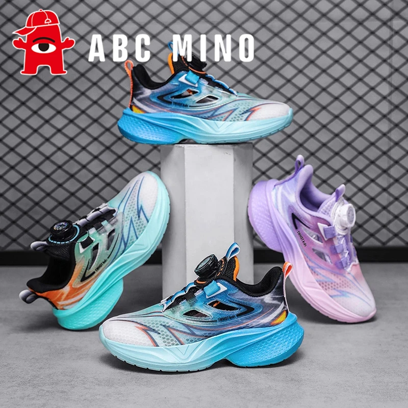 ABC MINO童鞋夏季学生休闲中大童儿童网面透气运动鞋镂空跑步潮鞋