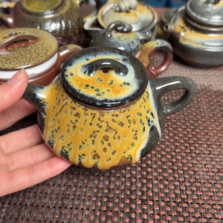 茶杯紫砂平盖石瓢200 C