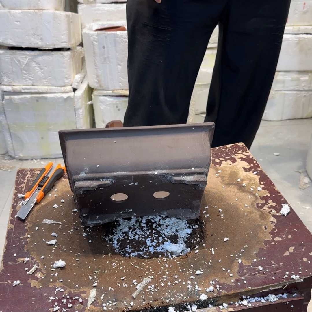 紫砂花盆瑕疵和不