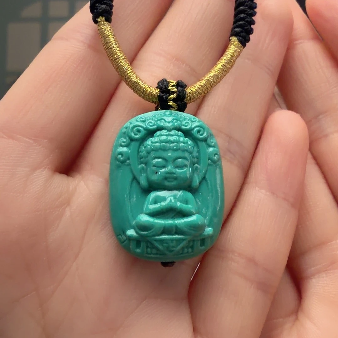 绿松石未镶嵌颈饰