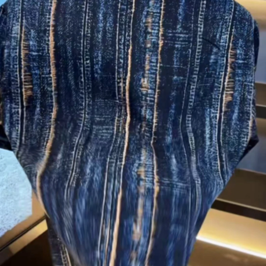 25999男装夏季新款男士半袖翻领衬衫上衣潮牌韩版宽松休闲显瘦