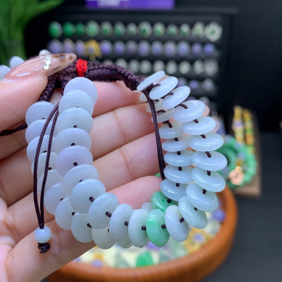 翡翠未镶嵌颈饰天然