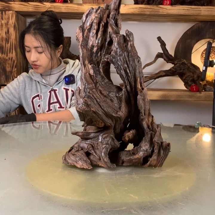 泓***天然的云南紫柚木会黄水