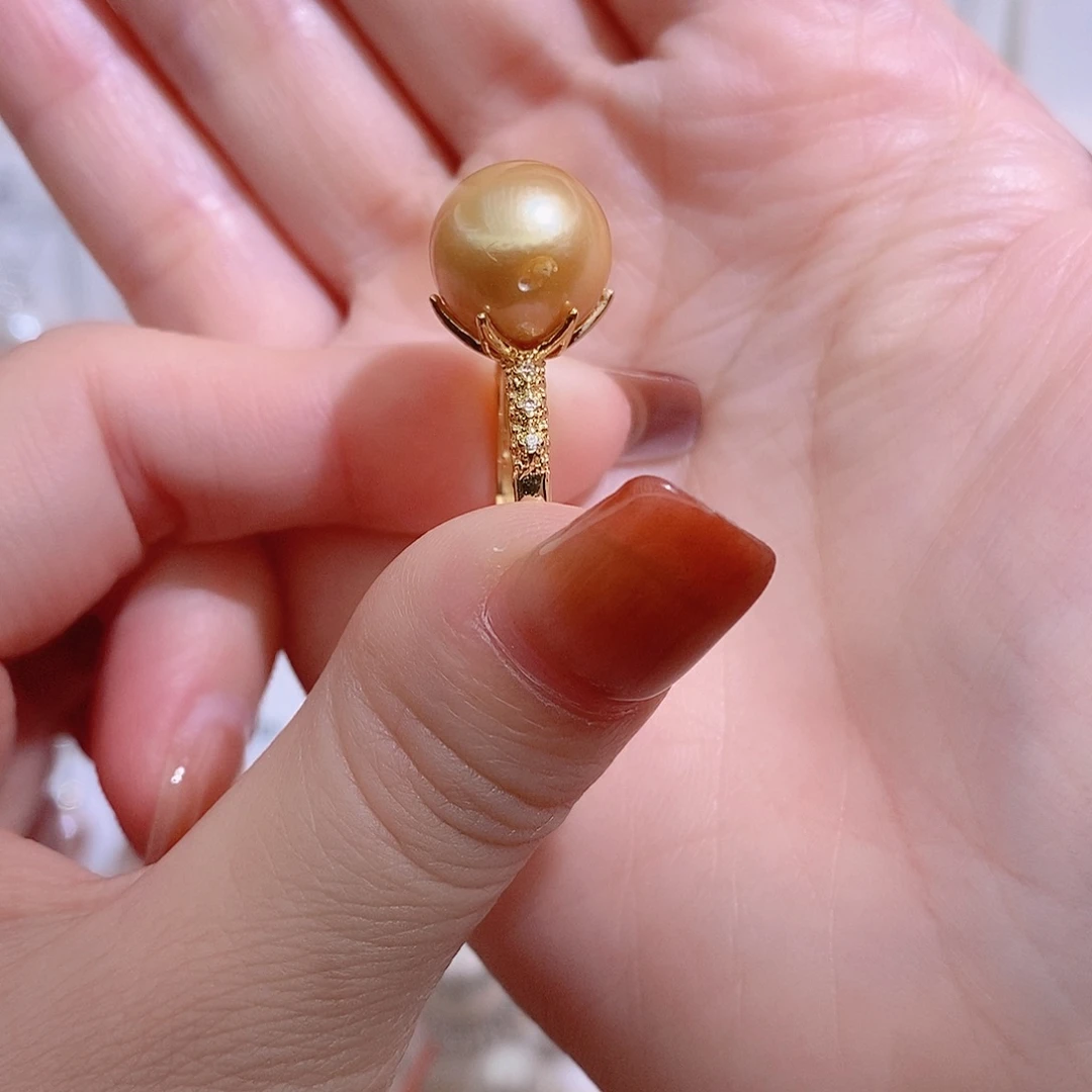 戒指未镶嵌淡水珍珠w