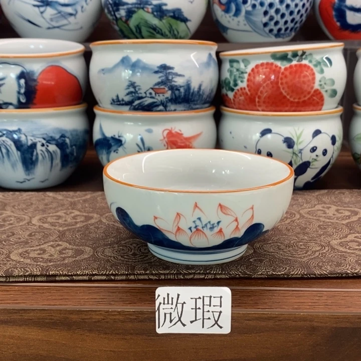 釉下老陶泥手工绘制