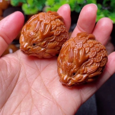 【闪购商品】手串/手链橄榄核35左右金币龙龟手球