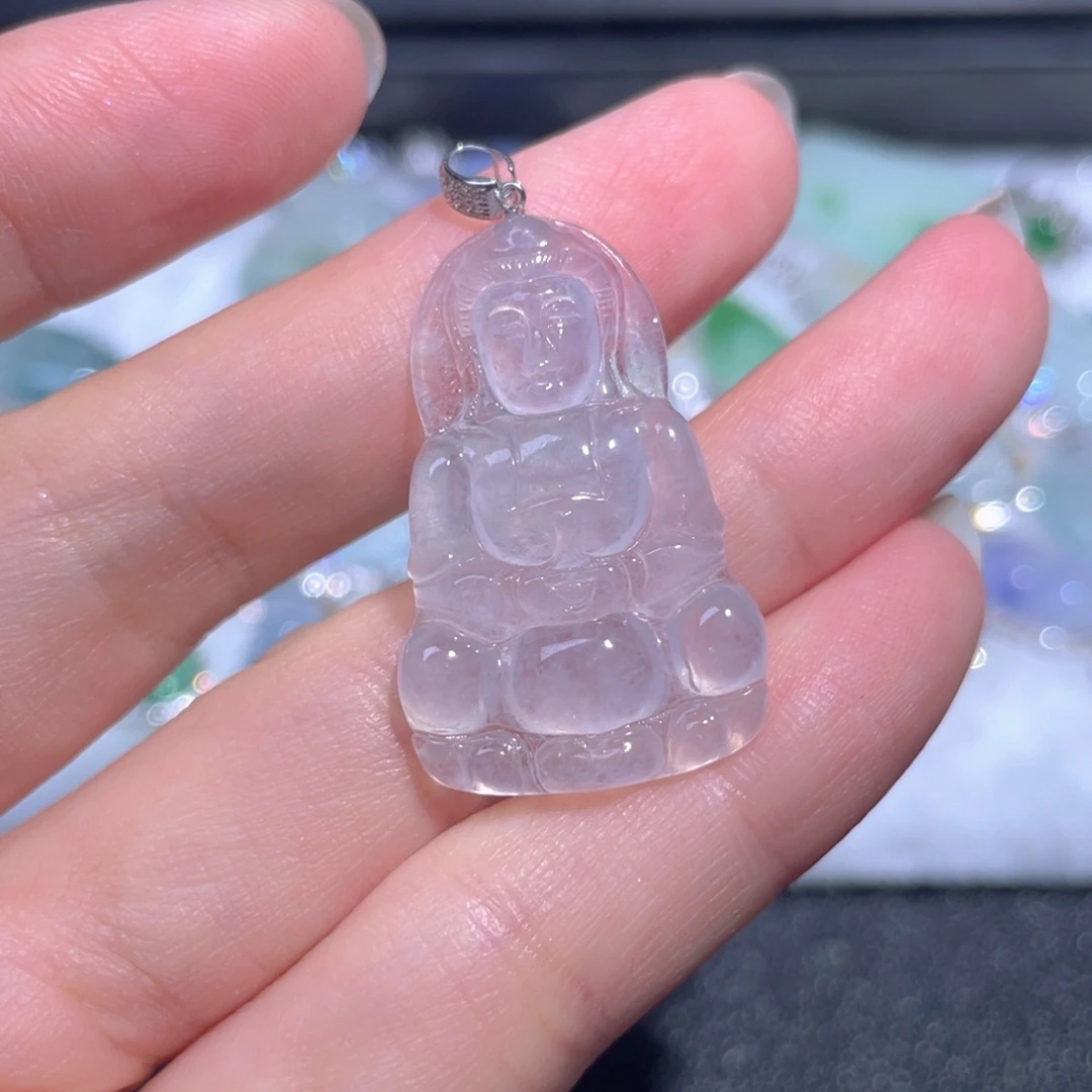 翡翠18K金镶嵌颈饰翡翠