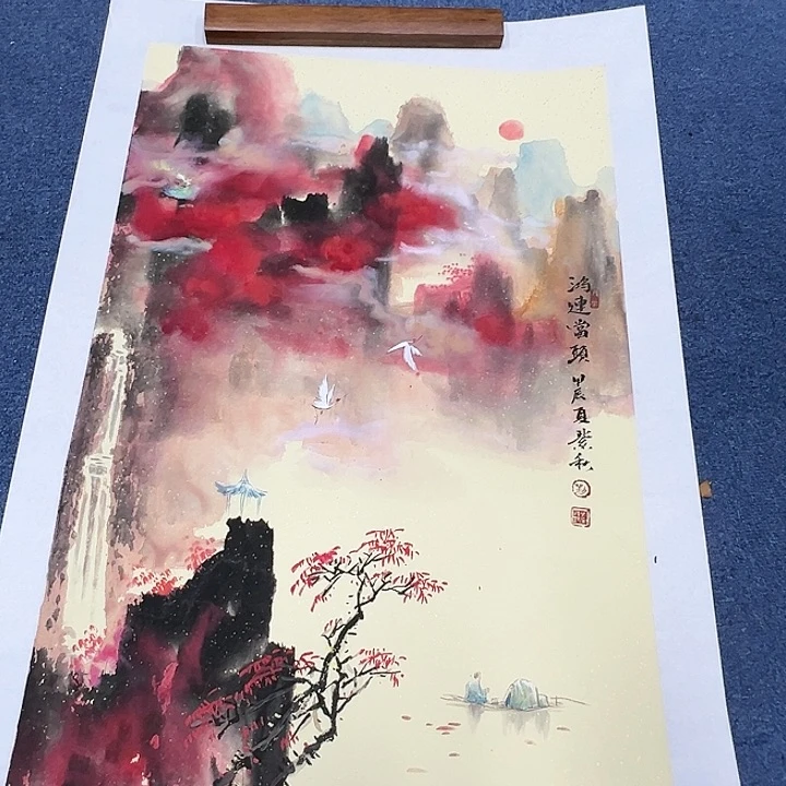 国画书画作品多次