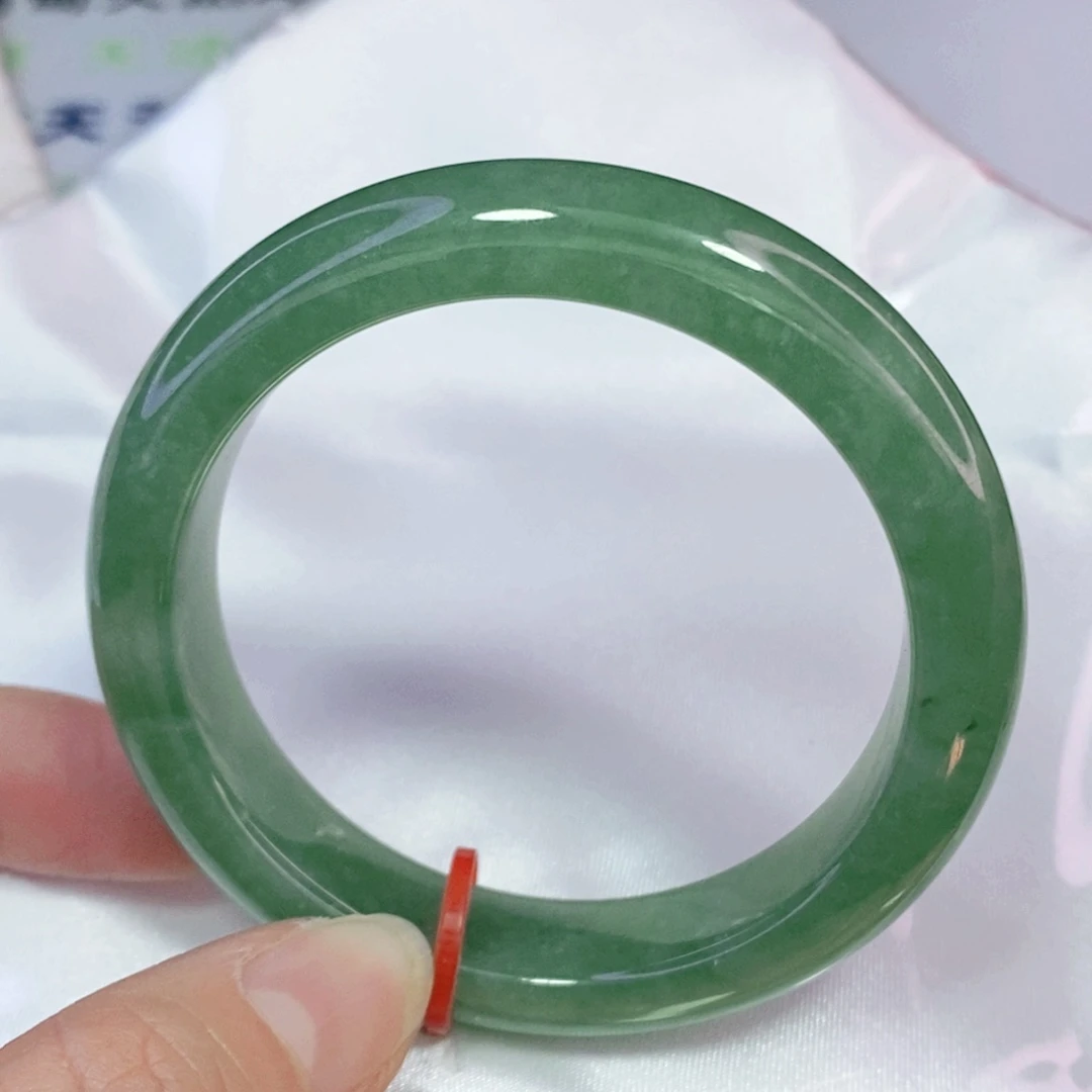 未镶嵌手镯翡翠52.6正圈