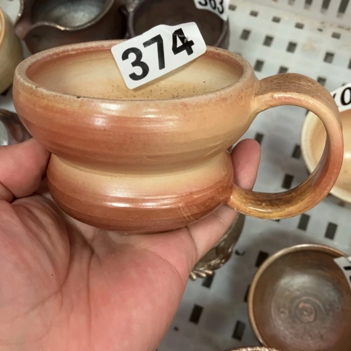 柴烧茶具茶杯大放漏