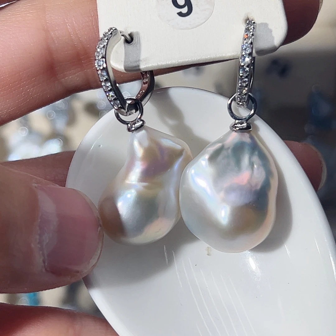 未镶嵌淡水珍珠耳饰