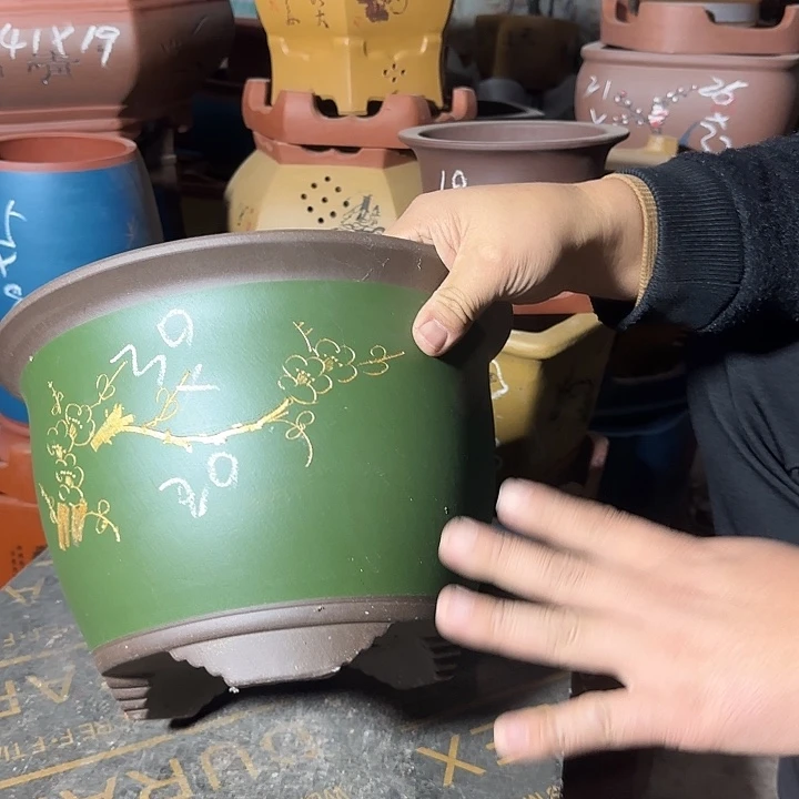 紫砂花盆紫砂花盆