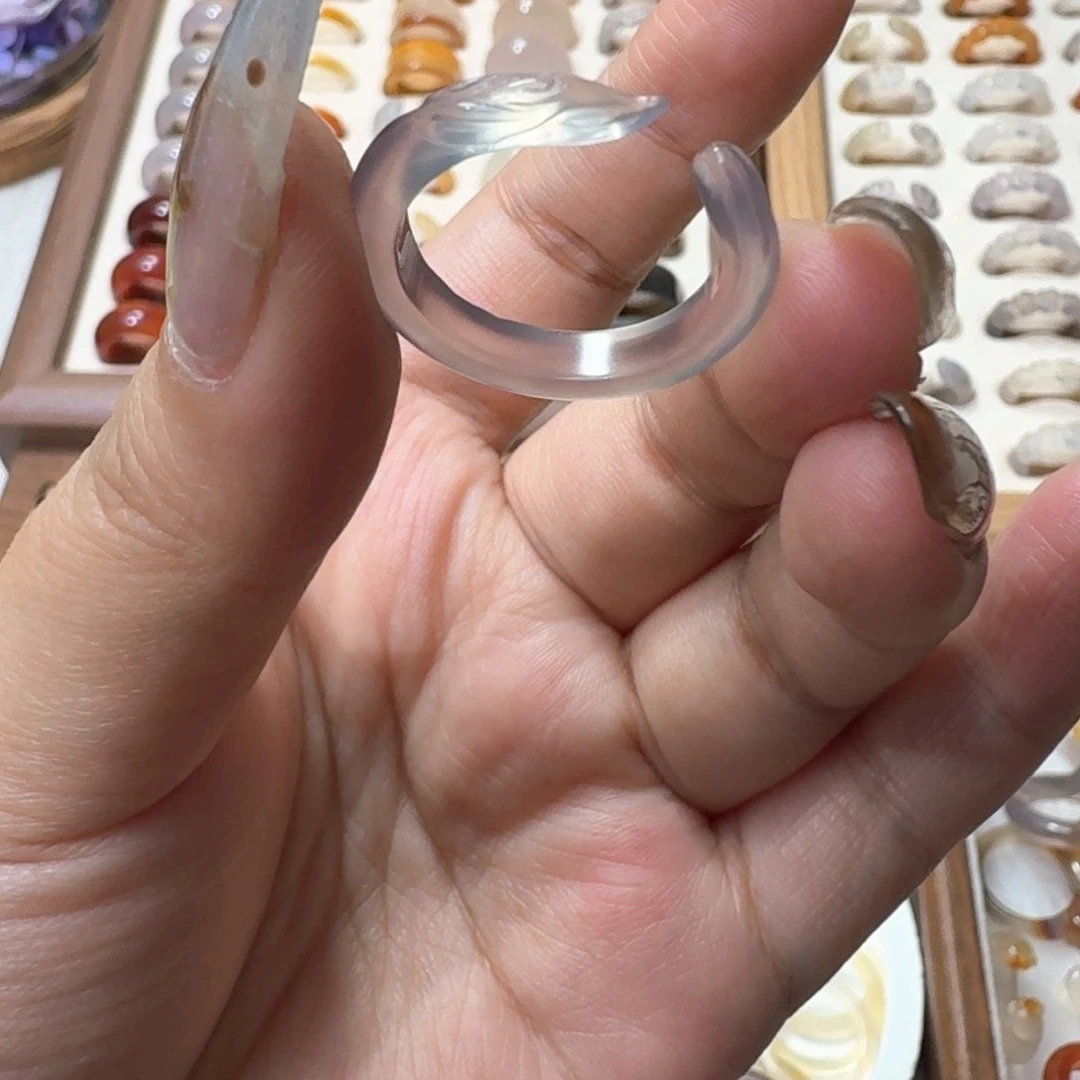 未镶嵌戒指玛瑙/玉髓524港19
